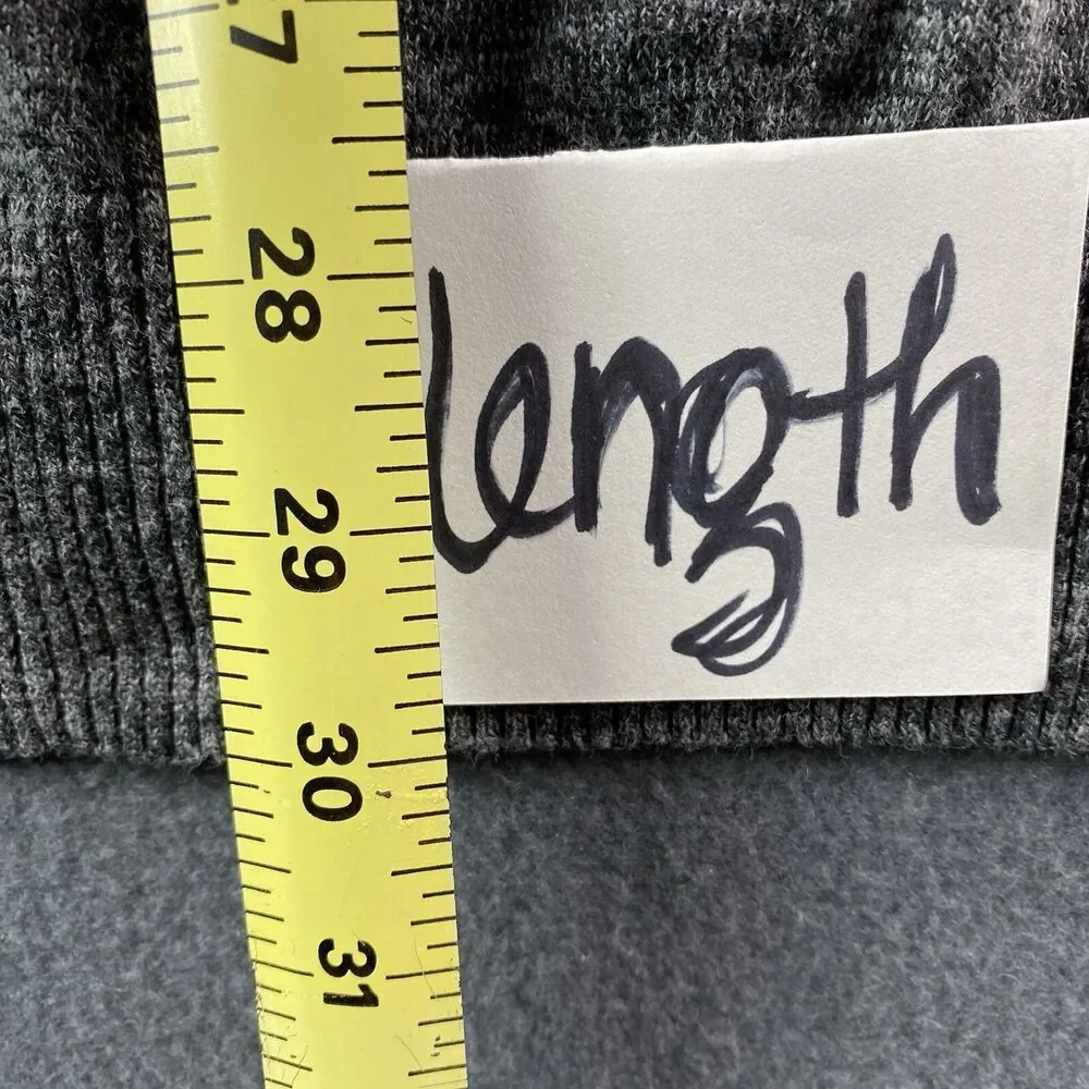 American Eagle Mens XXL Gray V-Neck Sweater Cotton Blend Knit Pullover Logo Eagl